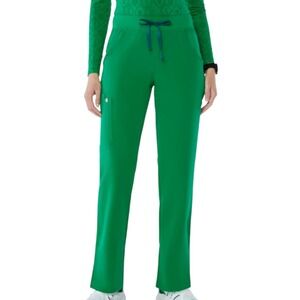 NWT Figs Evergreen Green Kade Cargo Scrub Pants- Plus Size Tall 5XLT